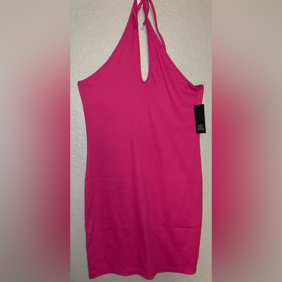 WILD FABLE MINI HALTER RIB GREEN DRESS SIZE X-LARGE / XL / EXTRA LARGE NWT - Picture 5 of 5